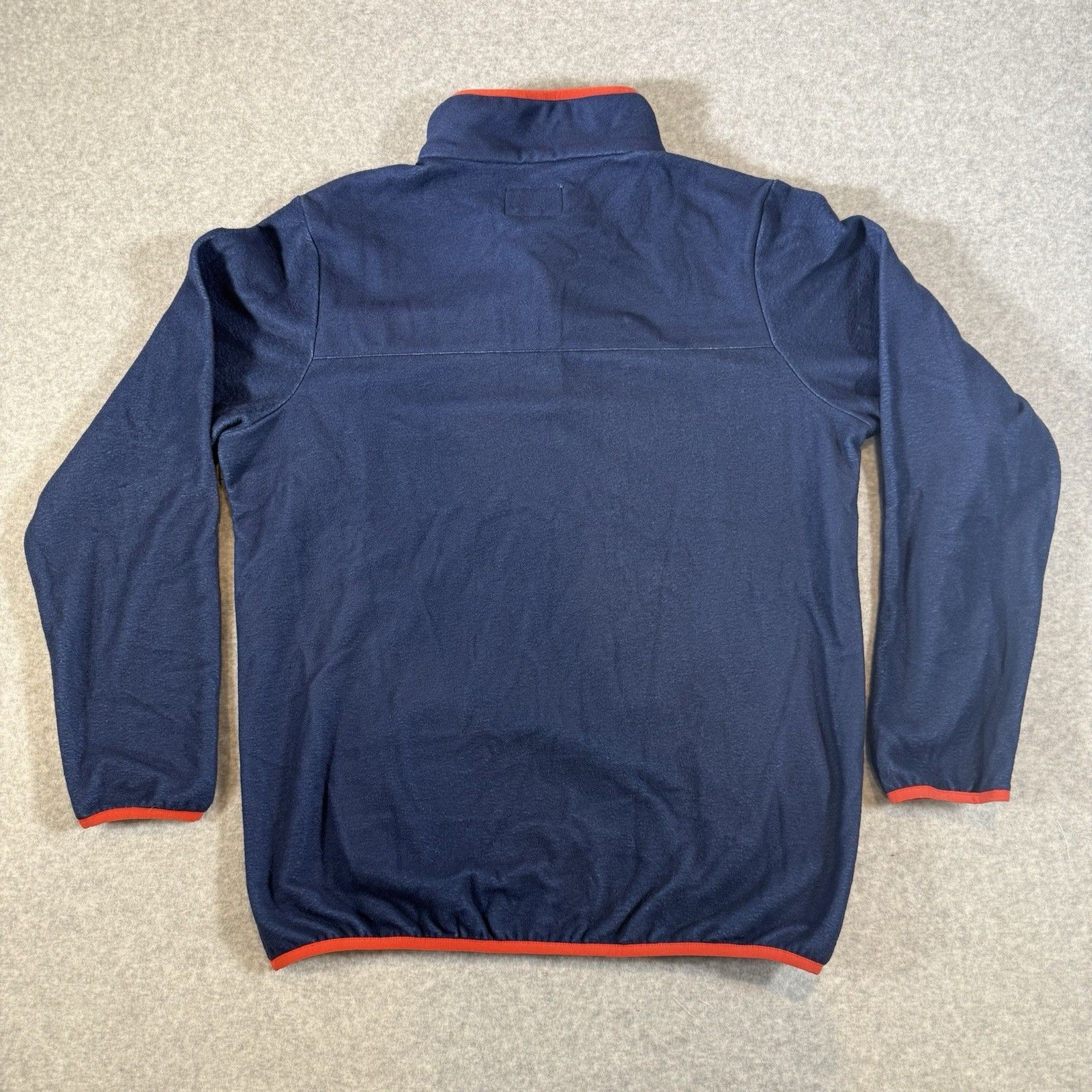 Tipsy Elves Pullover 1/4 Snap Jacket Santa Fe Shredder Fleece Navy Blue Xxl — image 4 of 8